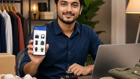 বাংলাদেশের একজন তরুণ উদ্যোক্তা ফেসবুক মার্কেটপ্লেসে পণ্য বিক্রি করছেন