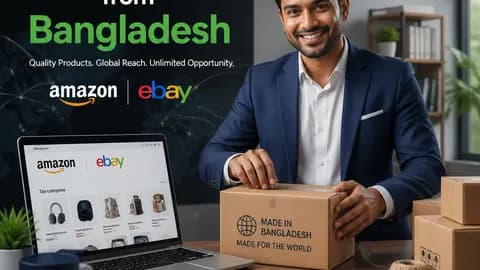 বাংলাদেশি উদ্যোক্তা Amazon eBay আন্তর্জাতিক মার্কেটপ্লেসে পণ্য বিক্রি করছেন