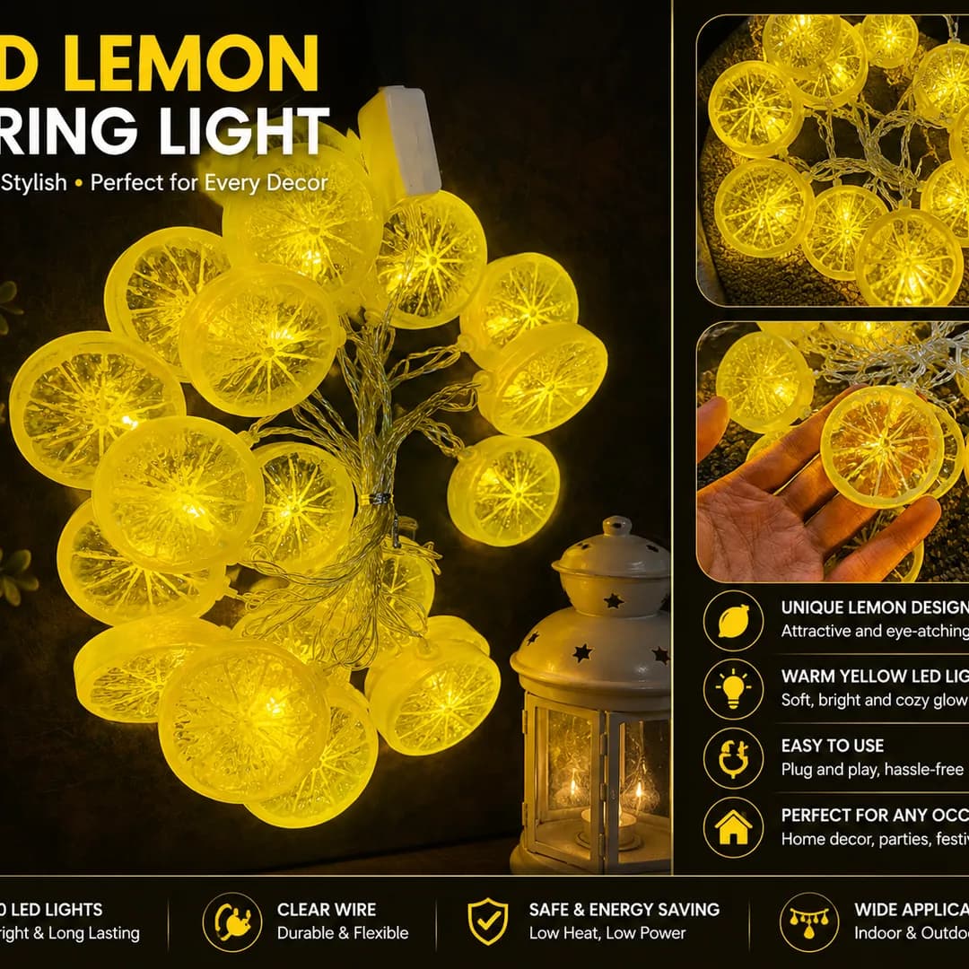 LED Lemon Slice String Light
